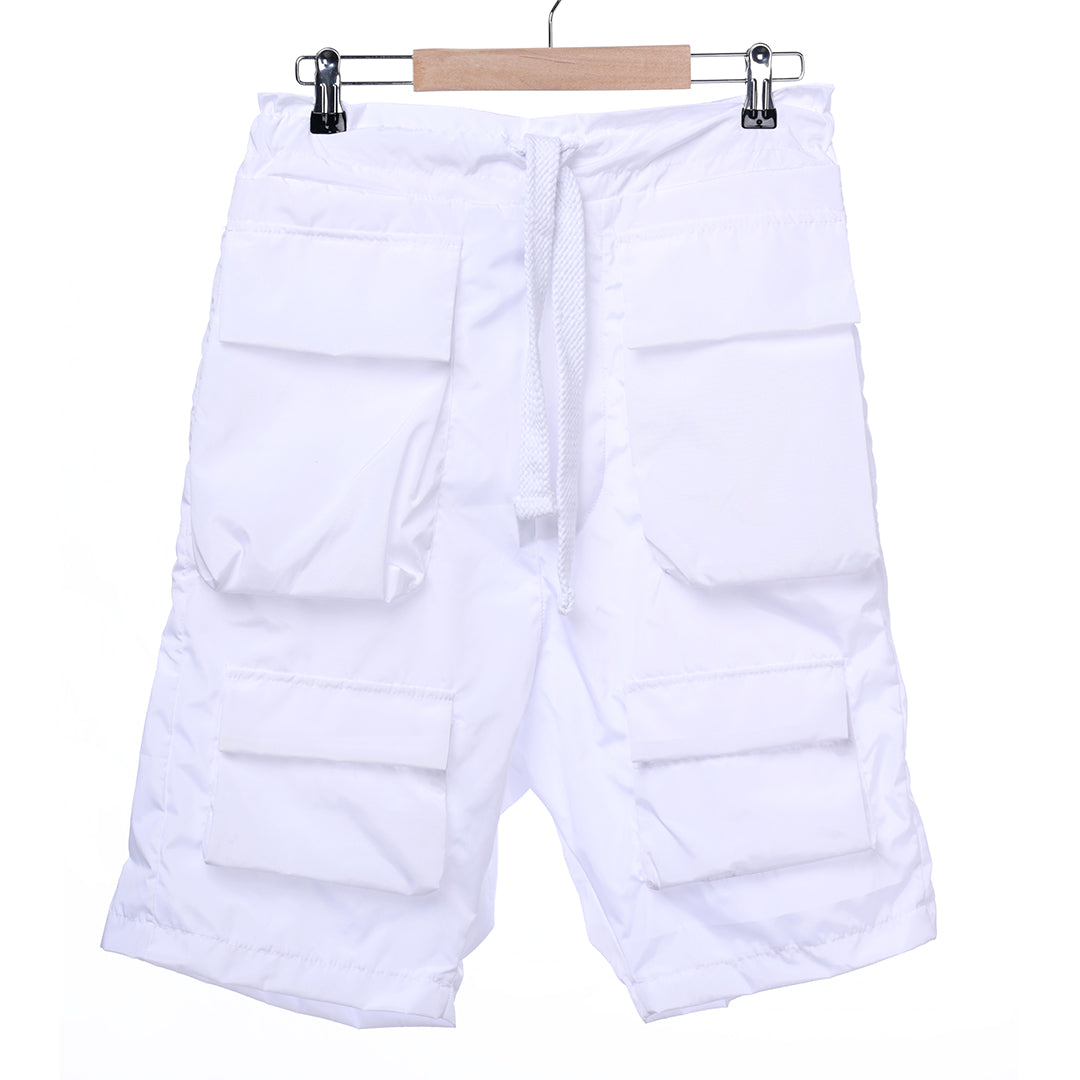 WHITE DIRTY SHORTS