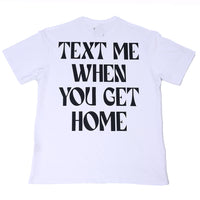 WHITE „TEXT ME“ T-SHIRT