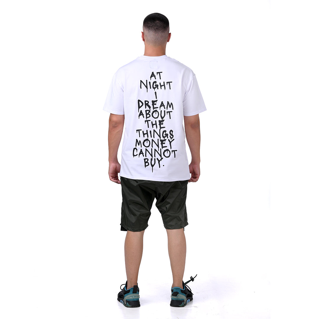 WHITE“DIRTY THINGS“ T-SHIRT