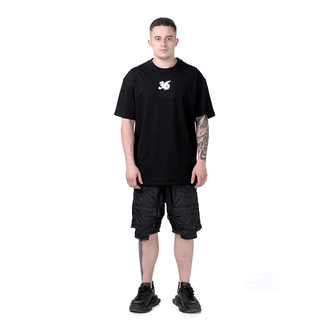 BLACK „DEATH’S-HEAD“ T-SHIRT