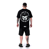 BLACK „DEATH’S-HEAD“ T-SHIRT