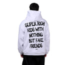 WHITE „SUPER RICH KIDS“ Hoodie