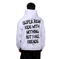 WHITE „SUPER RICH KIDS“ Hoodie