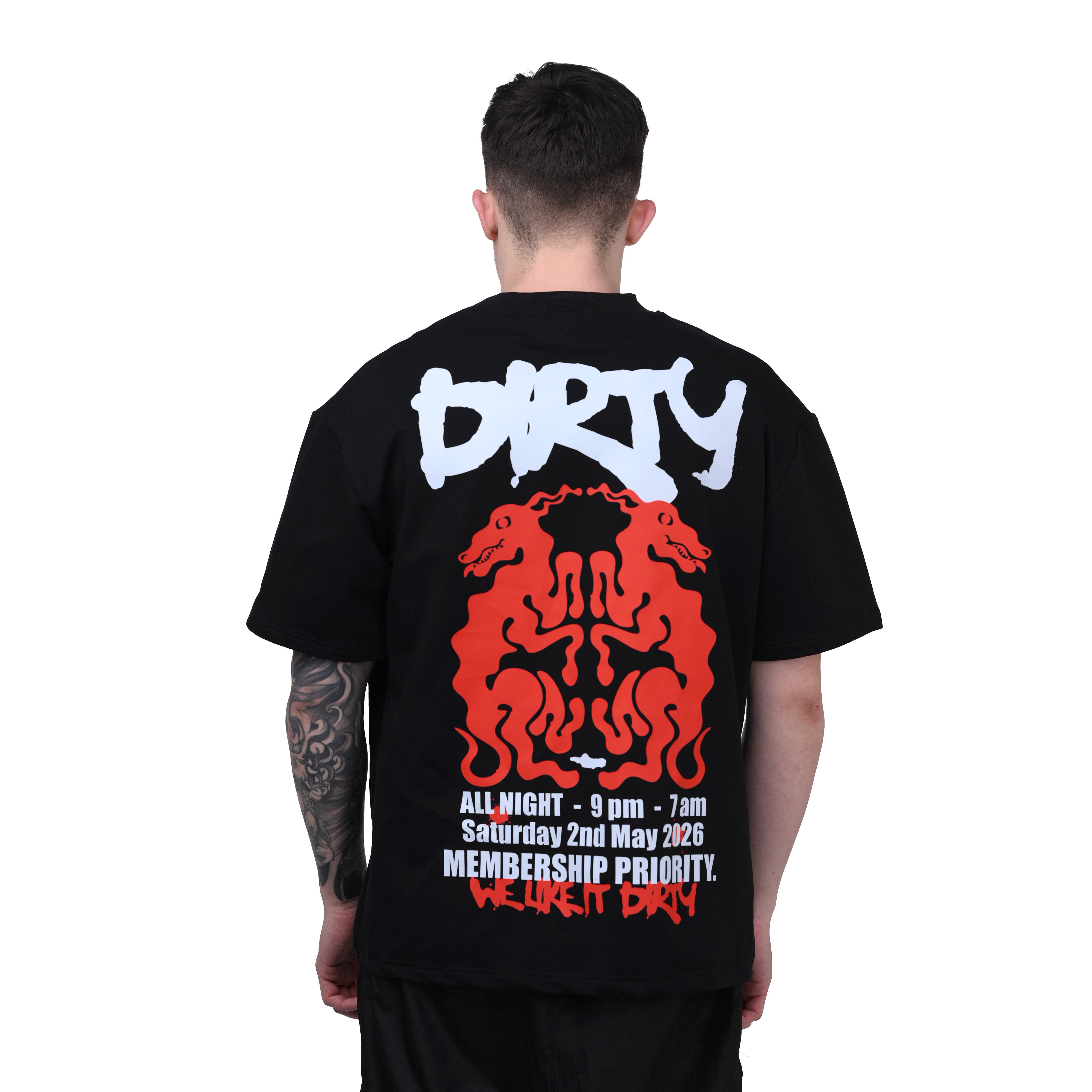 BLACK „Dirty Membership“ T-shirt