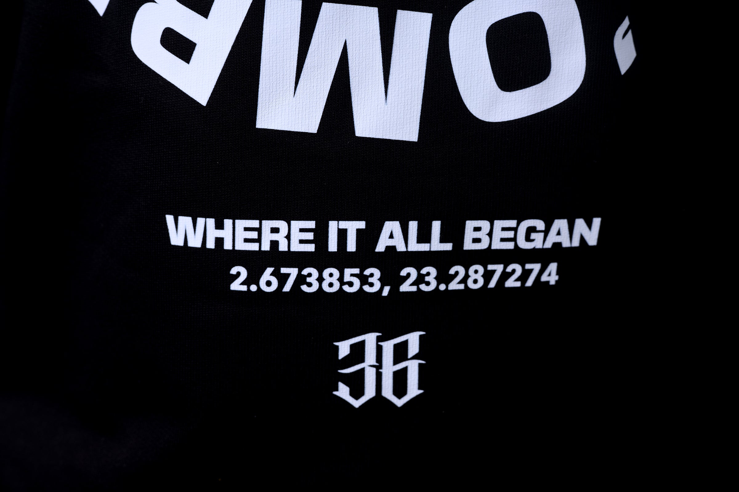 BLACK "36“ HOODIE
