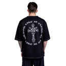 BLACK „DIRTY CROSS" T-SHIRT