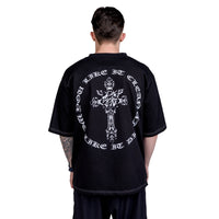 BLACK „DIRTY CROSS" T-SHIRT