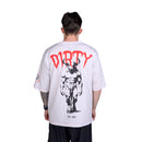 WHITE „DIRTY MINOTAUR" T-Shirt