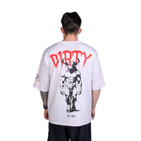 WHITE „DIRTY MINOTAUR" T-Shirt