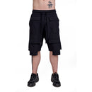 BLACK "MULTI-POCKET" SHORTS