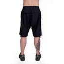 BLACK "MULTI-POCKET" SHORTS